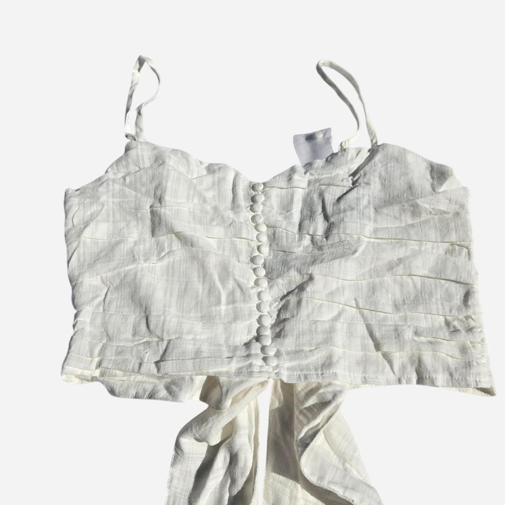 White Crop Top